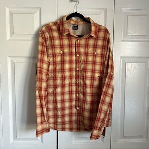 REI Co Op Mens Vented Shirt Sz M Outdoor Performance Hiking Fishing Gorpcore